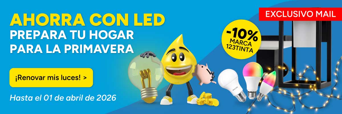 Ahorra con el 10% en LED