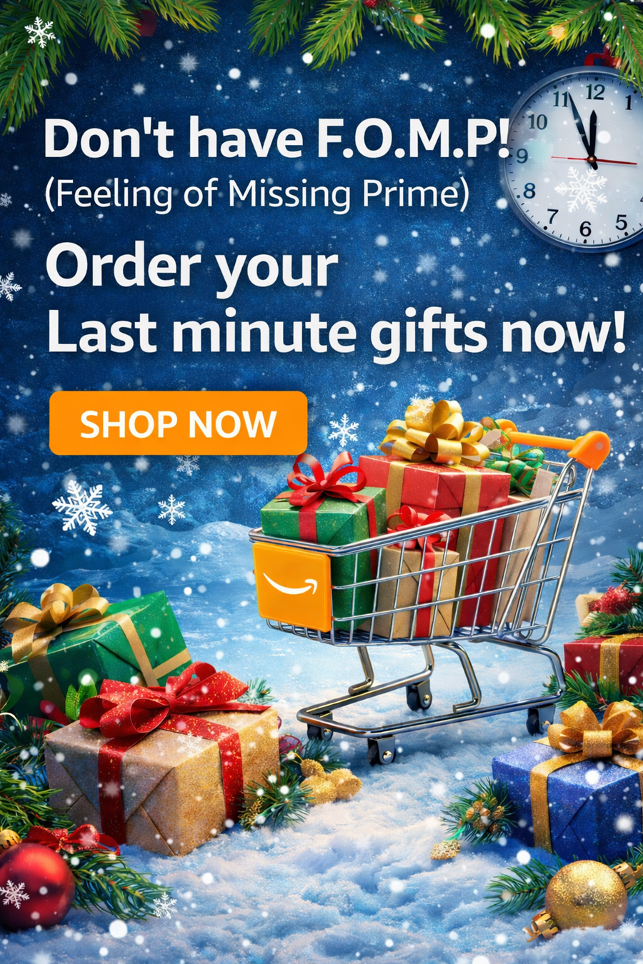 Last Minute Shopping on Amazon