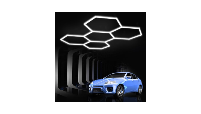 Hexagon Garage Lights: Hexagon led Gym Lights 2652...