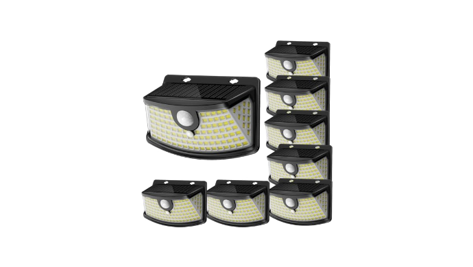Aootek New Solar Motion Sensor Lights 120 LEDs wit...