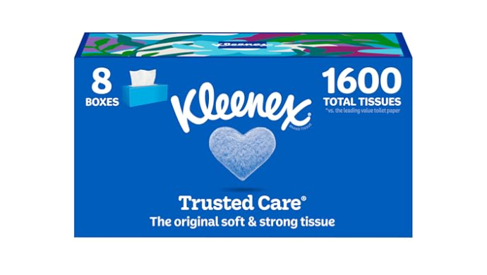 3 X Kleenex Trusted Care Facial Tissues