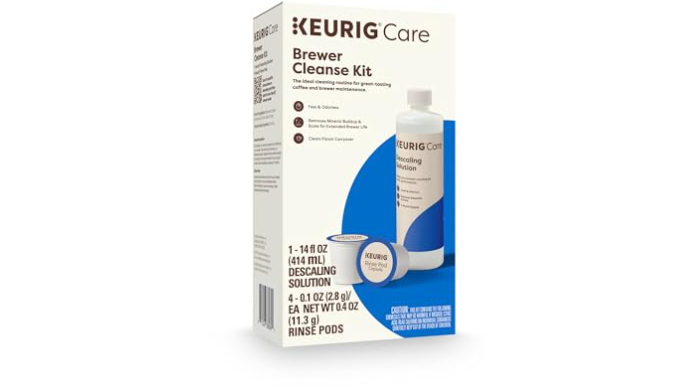 Keurig Brewer Cleanse Kit For Brewer Descaling and...