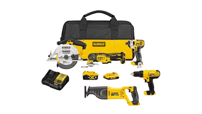 DEWALT Tools 5 Tool Power Tool Combo Kit