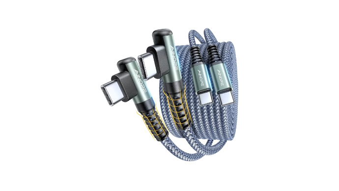 AINOPE USB C to USB C Cable (60W 2Pack 6.6ft) C to...