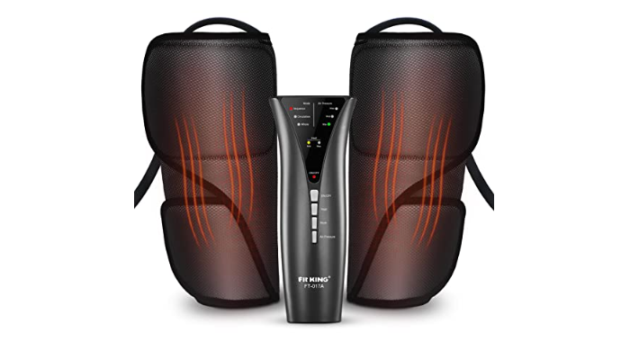 FIT KING Leg Massager with Heat Air Compression Ca...