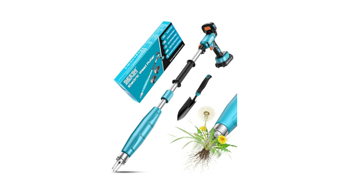 SEESII Stand-Up Weed Puller Tool with 40