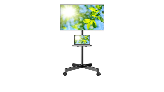 PERLESMITH Rolling TV Stand