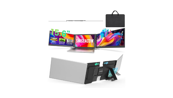SMISEACOW Triple Laptop Screen Extender 15.6