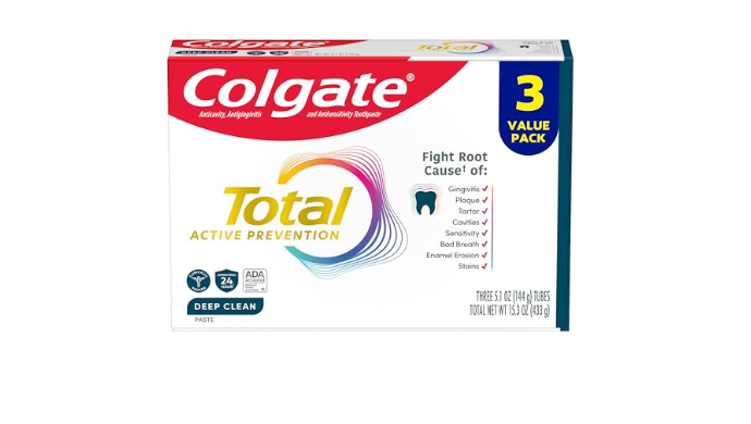 Quantity of TWO (6-Pack Total): 3-Pack Colgate Tot...