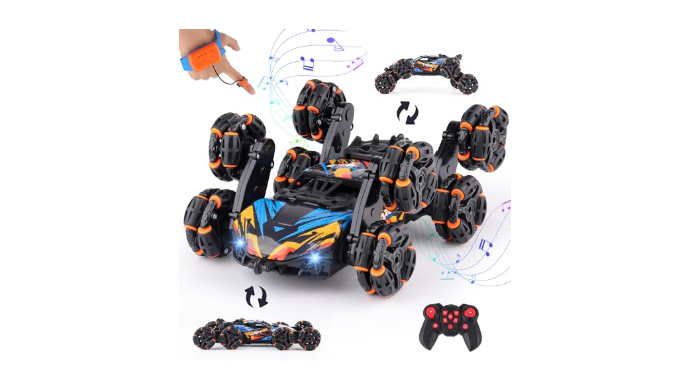 NEXBOX Cool 8 Wheels Hand Controlled rc Stunt Car ...