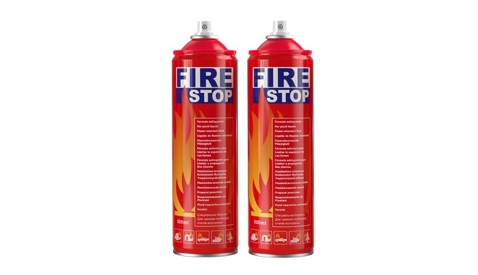 AmzBoom Fire Extinguisher 2-Pack with Mounting Bra...