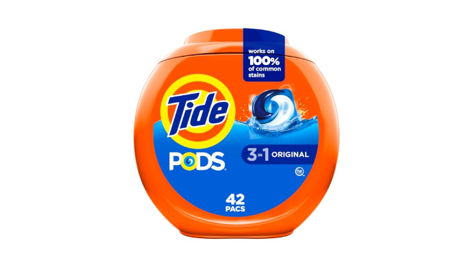 4 X Tide PODS (3 Original Scent & 1 Spring Meadow)...