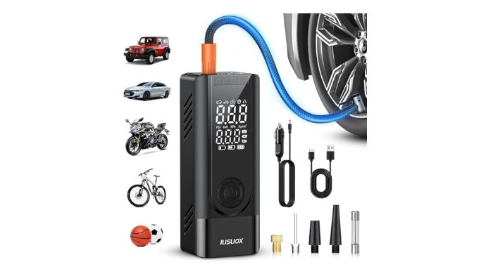 JUSUOX Tire Inflator Portable Air Compressor