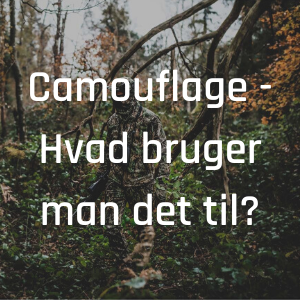 Camouflage - Hvad bruger man det til?