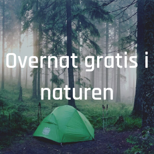 Overnat gratis i naturen