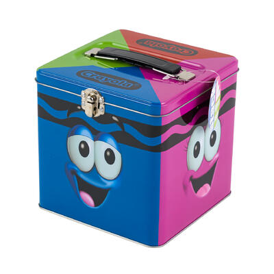 View Detail - Crayola Stackable Cube Carry All Tin Box