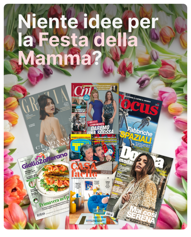 Niente idee per la festa della mamma?