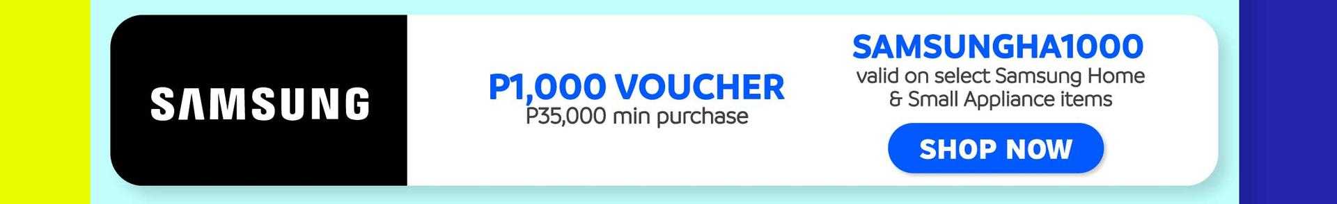 Samsung Home and Small Appliance Voucher