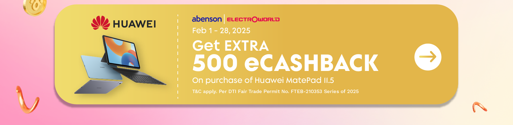 Huawei Extra 500 eCashback