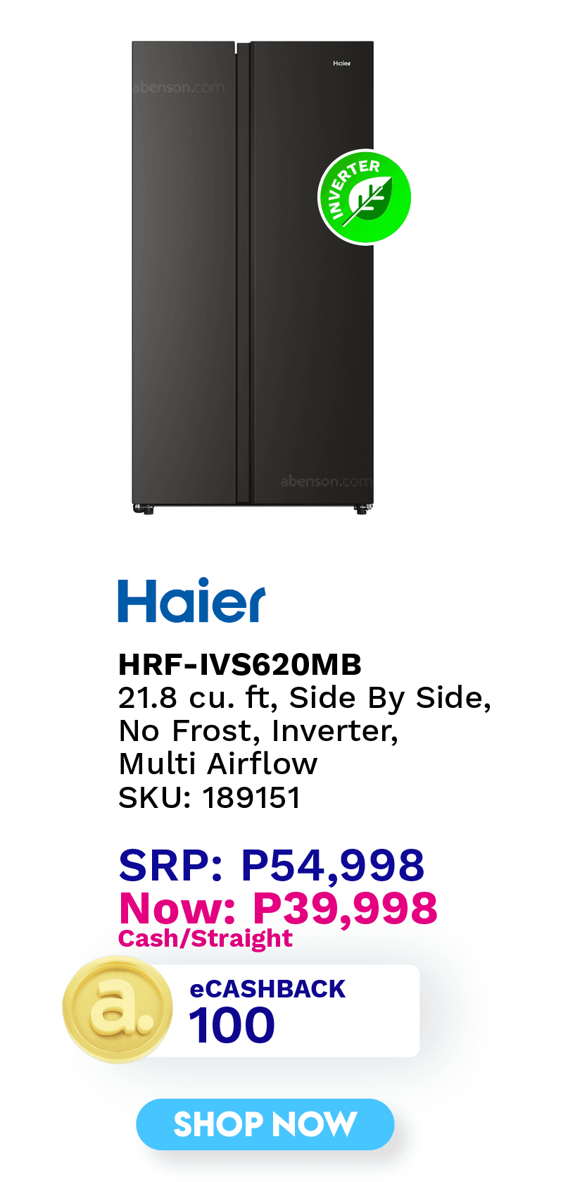 Haier HRF-IVS620MB