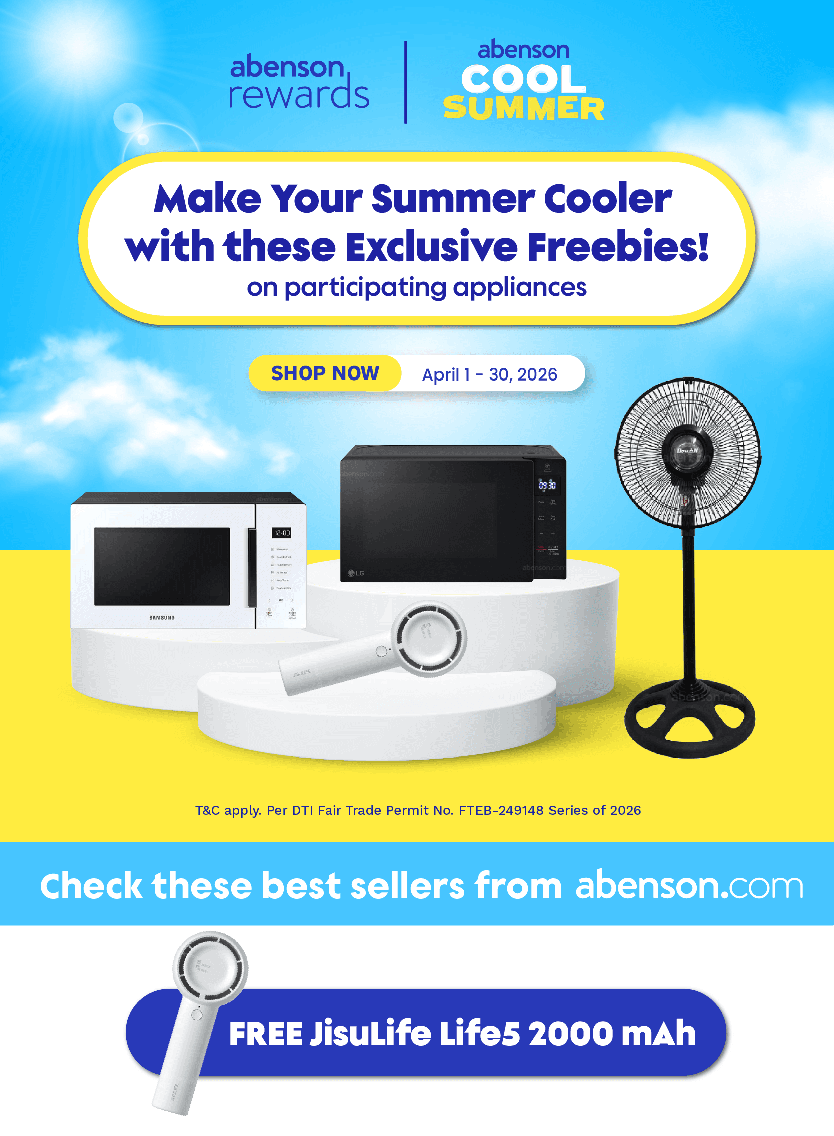Cool Summer Abenson Rewards Exclusive Freebies