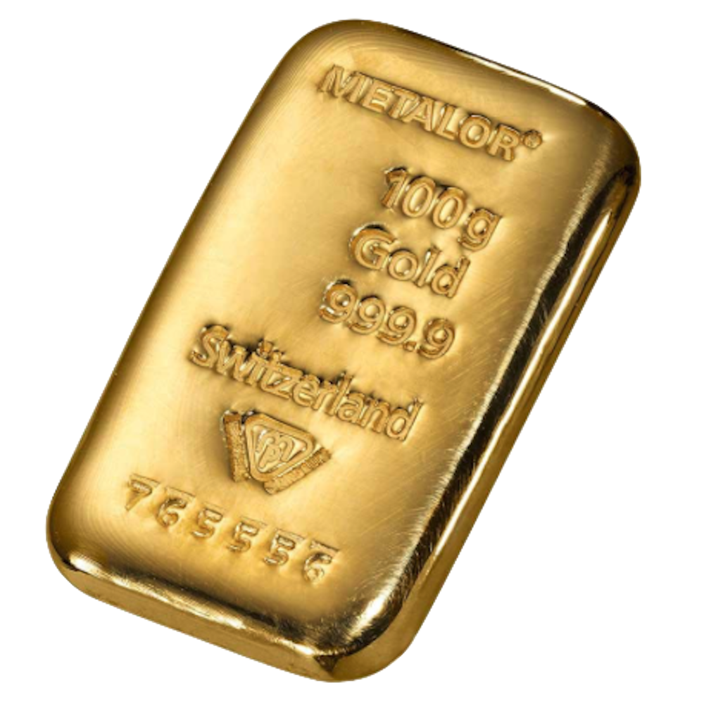 Lingot 100g Or
