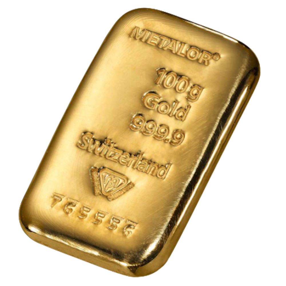 Lingot 100g Or