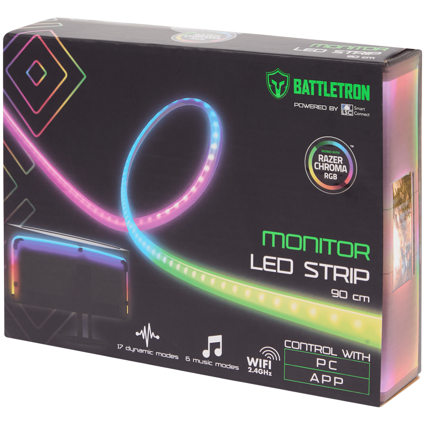 Battletron monitor ledstripverlichting