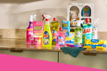 Cleaning products for cleaning your house