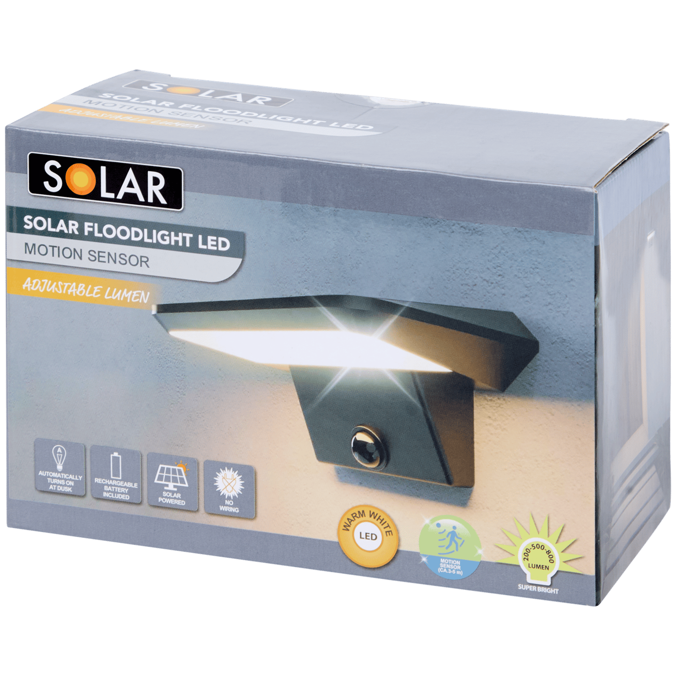 Solar wandlamp