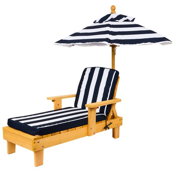 KidKraft kinderligstoel met parasol