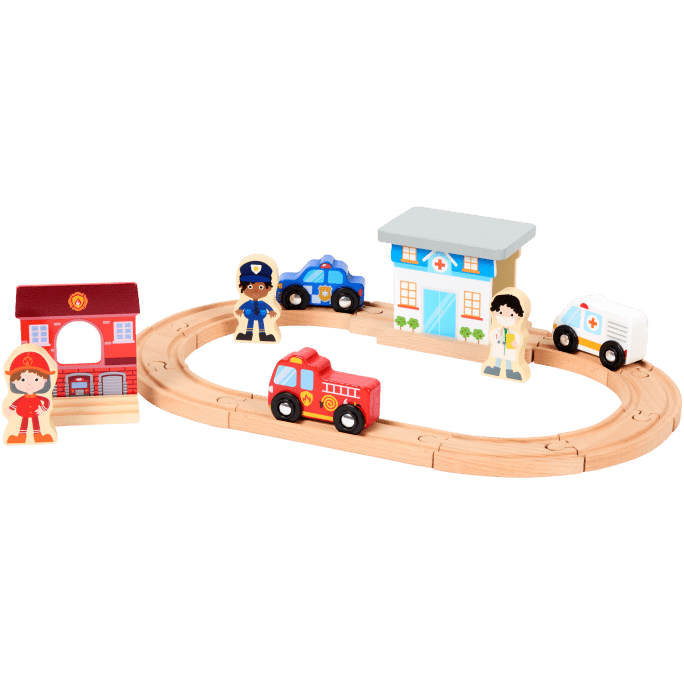 Mini Matters houten autobaan