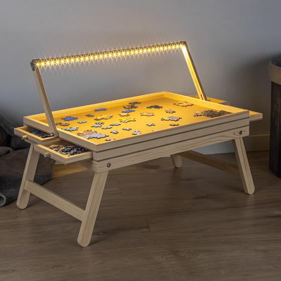 Puzzeltafel met ledverlichting