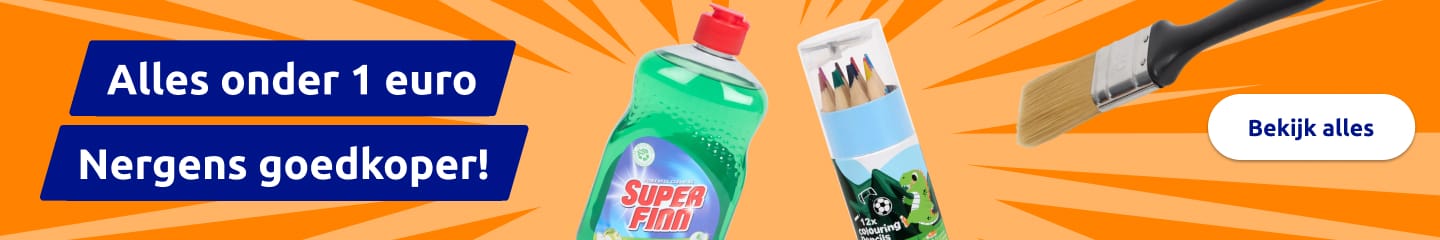 Ontdek alles onder 1 euro