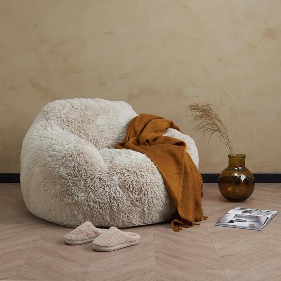 Loungestoel faux fur