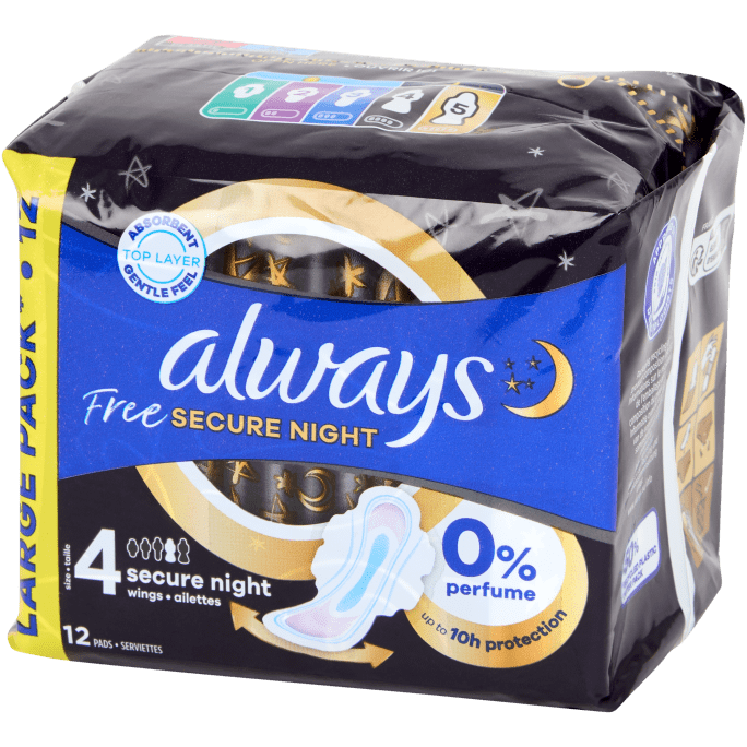 Always Free Secure Night maandverband