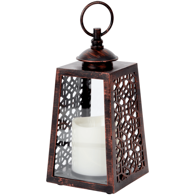 Lantaarn met kaars