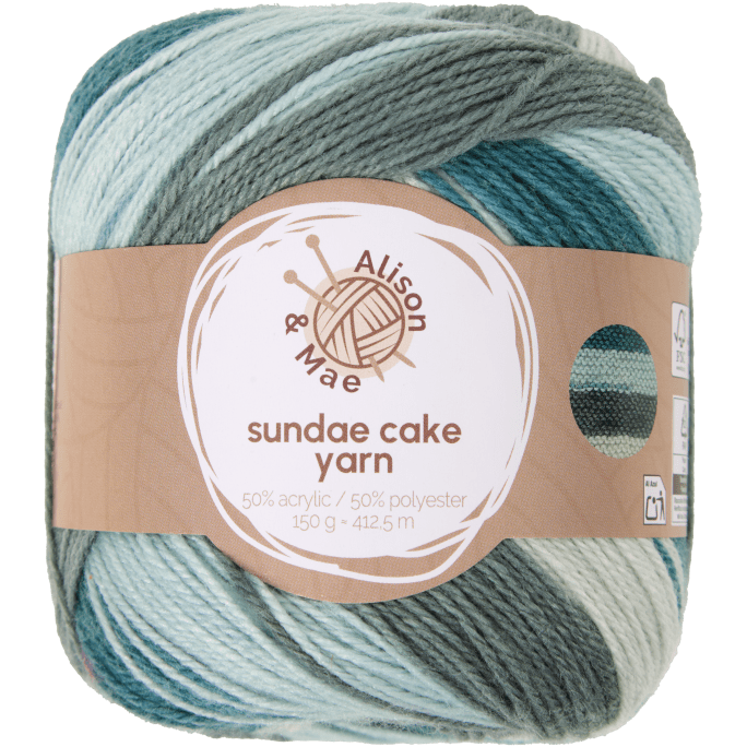 Alison & Mae sundae cake garen