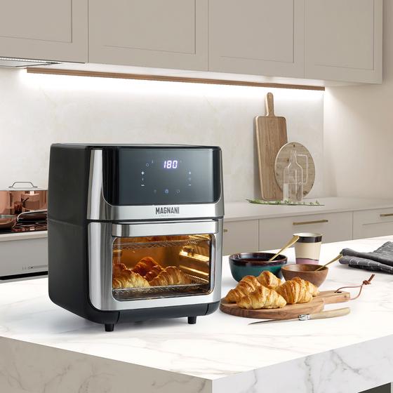 XXL airfryer met rotisserie functie