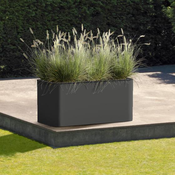 Lage plantenbak Terrassa – antraciet