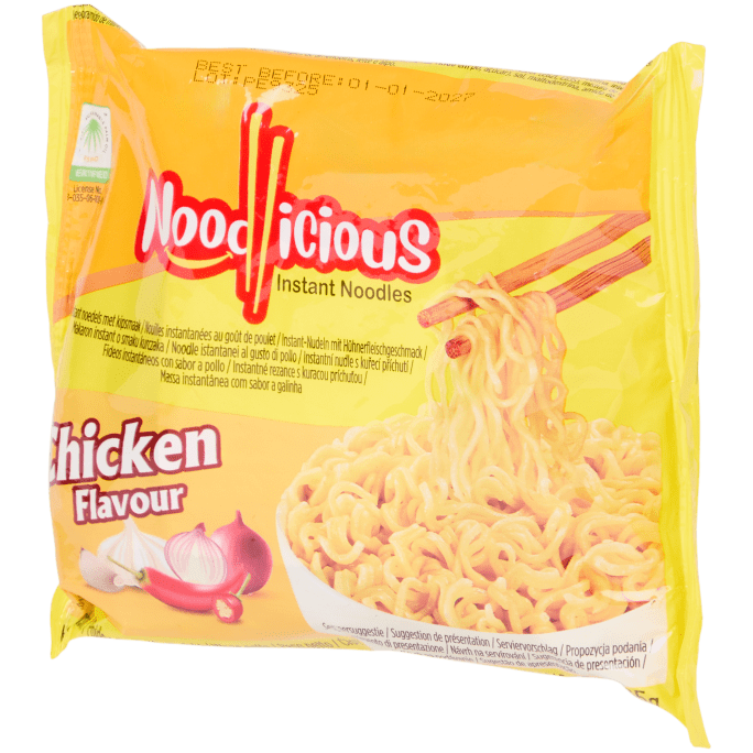 Noodlicious instant noedels Kip