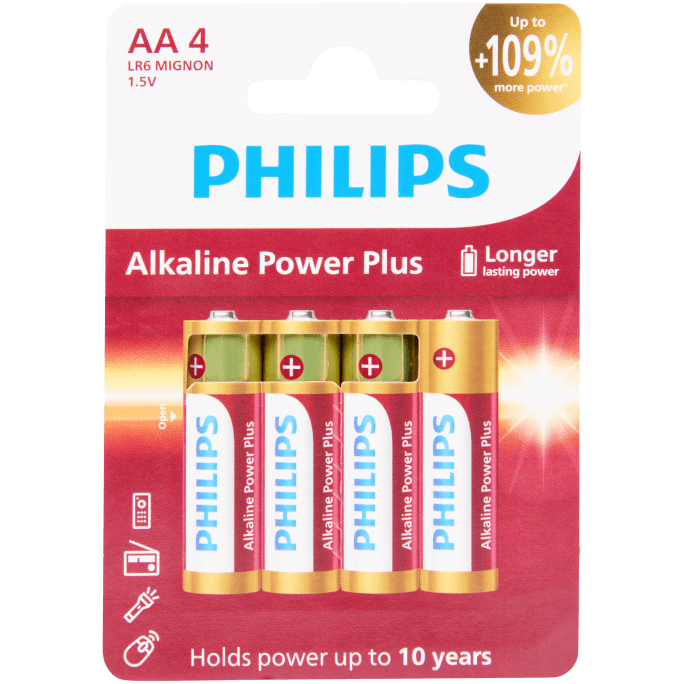 Philips batterijen AA