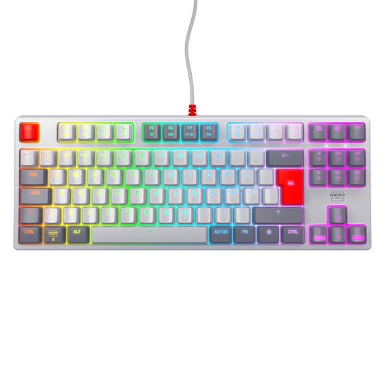 Cherry XTRFY mechanisch gamingtoetsenbord K4V2 RGB TKL Retro