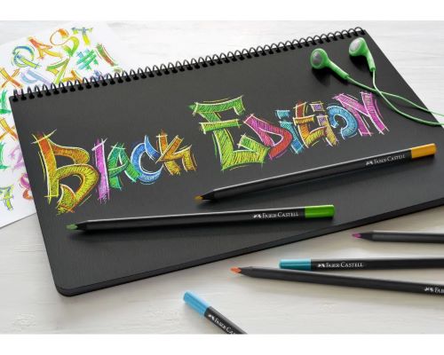 Pastelky Faber-Castell Black Edition - 24 barev