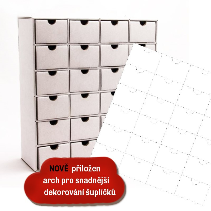 Adventný kalendár na drobnosti – celoročný organizér