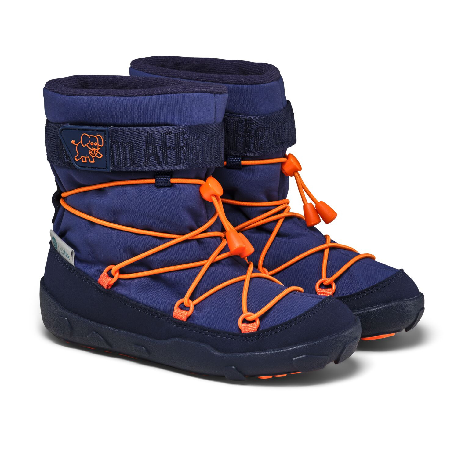 Dětské barefoot sněhule Affenzahn Snow Boot Vegan Snowy Elephant - vel. 25