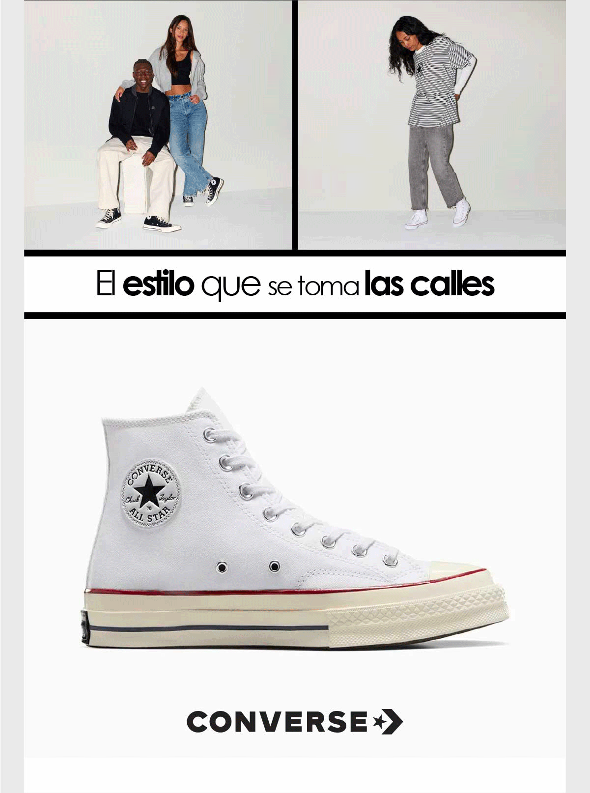 El estilo que se toma las calles CONVERSE