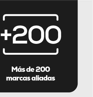 Más de 25 tiendas físicas