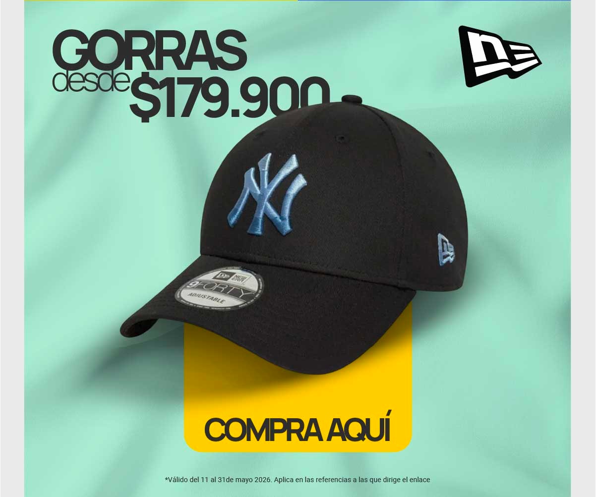 GORRAS desde $179.900 COMPRA AQUÍ