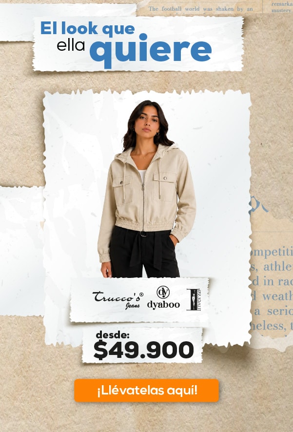 El look que ella quiere desde: $49.900 ¡Llévatelas aquí!